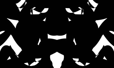 Büyüleyici optik illüzyon. Dalgalı çizgilerle siyah operasyon sanatı desenleri. Düz olmayan bir yüzey yaratıyor.