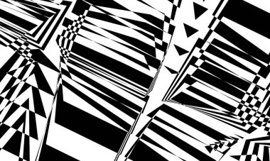 Modern tasarım için siyah ve beyaz soyut arkaplan