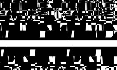 Siyah mistik desenli operasyon sanatı modern desen orijinal monokrom duvar kağıdı