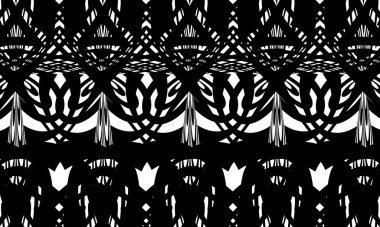 Orijinal siyah desenler, sanat eseri uzaylı ve büyüleyici.