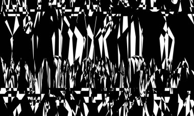 Beyaz arkaplanda siyah mistik desen