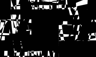 Beyaz arka planda operasyon sanatında mistik siyah desen