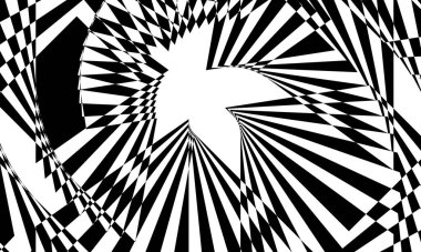 Operasyon sanatında yaratıcı kalıplar Fantastik optik illüzyon
