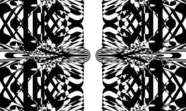 Tasarım için gizemli siyah desenler mistik duvar kağıtları