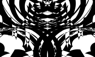 Muhteşem operasyon sanatı. Orijinal monokrom duvar kağıdı.