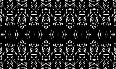 Modern stil monokrom duvar kağıdında tasarım için siyah sanat deseni