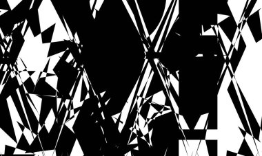 Beyaz arka planda operasyon sanatında mistik siyah desen