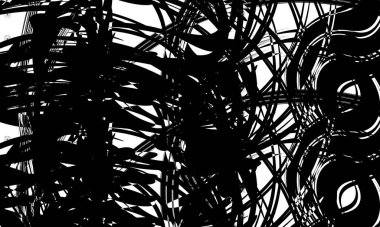 Mistik ve dalgalı desen beyaz arka planda optik bir illüzyon yaratır.