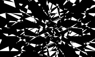 Siyah dinamik desen optik bir illüzyon yaratıyor