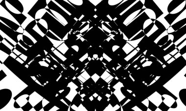 siyah inanılmaz desenli modern operasyon sanatı tasarım için