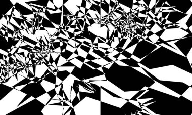 Operasyon sanatında esrarengiz desenler. Orijinal optik yanılsama.