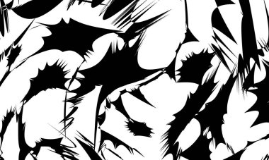 beyaz arkaplanda sanatsal siyah desen tasarım için yaratıcı duvar kağıdı