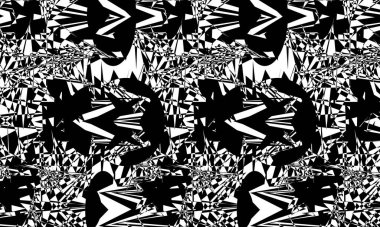 Operasyon sanatı tarzında monokrom desenleri modern duvar kağıdı optik illüzyonu