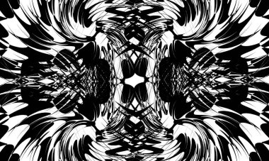 Modern tasarım için siyah ve beyaz soyut arkaplan