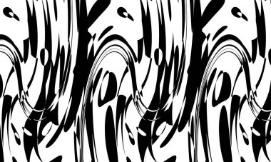 Modern tasarım için siyah ve beyaz soyut arkaplan