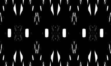 Tasarım için eşsiz stil op-art büyüleyici siyah desenler tek renkli duvar kâğıdı