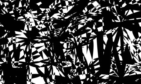 Illusion Optique Originale Motif Noir Envoûtant Sur Fond Blanc — Image vectorielle