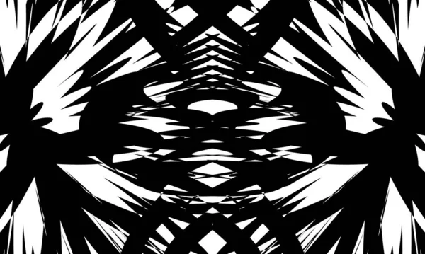 Abstracto Negro Patrones Sobre Fondo Blanco Fondo Pantalla Para Diseño — Archivo Imágenes Vectoriales