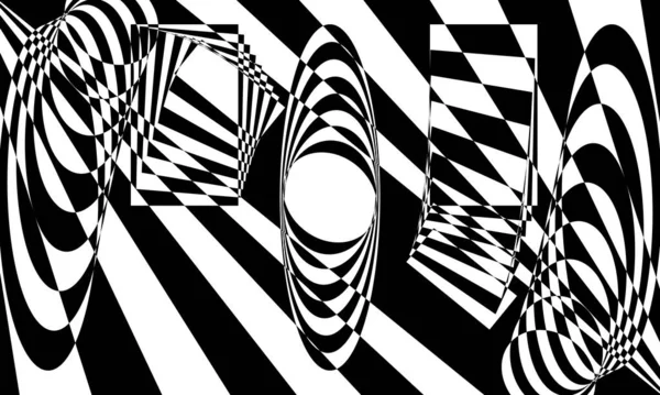 Operasyon sanatında siyah beyaz arkaplan tasarım için yaratıcı duvar kâğıdı