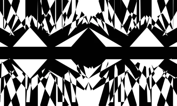 Schwarz Weiße Tapete Art Stil Modernes Designkonzept — Stockvektor