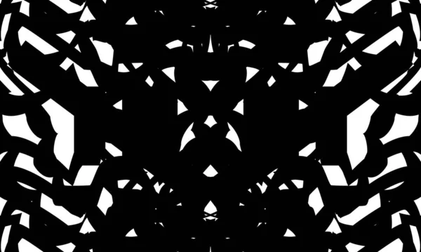 現代的なデザインハロウィンのコンセプトのための神秘的なモノクロ壁紙 — ストックベクタ