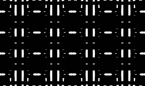 Schwarzes Abstraktes Muster Auf Weißem Hintergrund — Stockvektor