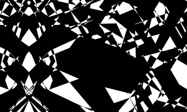 Mysterieus Zwart Patroon Mystieke Monochrome Behang — Stockvector