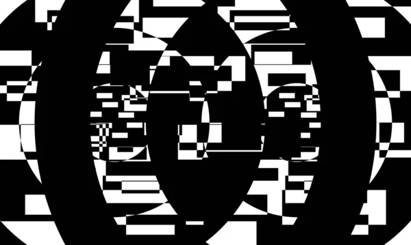 Motif Abstrait Noir Dans Style Art — Image vectorielle
