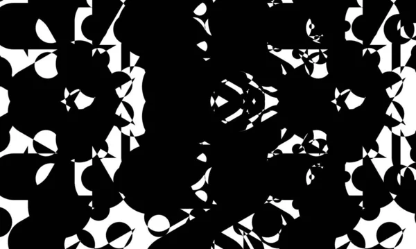 Загадкові Чорні Візерунки Білому Тлі Унікальна Концепція Сучасного Дизайну Art — стоковий вектор