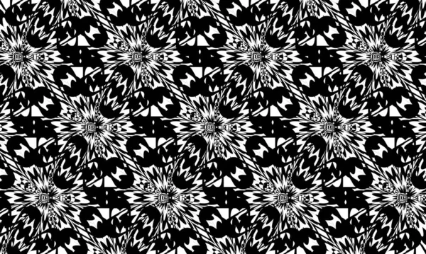 Motif Dynamique Noir Avec Effet Curling Sur Fond Blanc — Image vectorielle