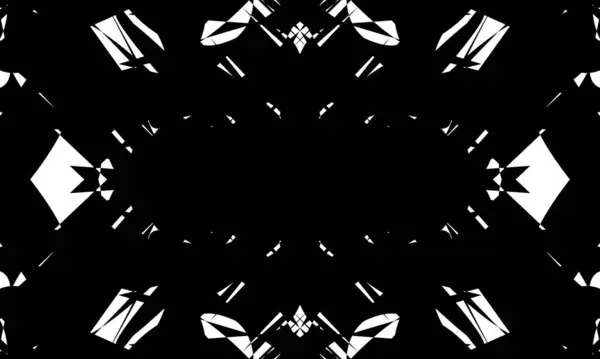 Абстрактный Загадочный Фон Дизайна Черным Уникальным Узором — стоковый вектор