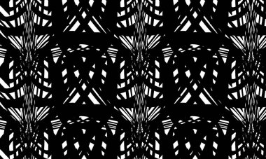 Beyaz arkaplanda operasyon sanatında fütürist siyah desen