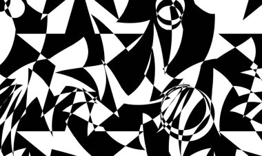 Operasyon sanatında monokrom soyut arkaplan