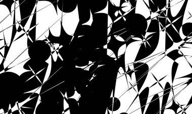 Operasyon sanatı tarzında siyah desenler büyüleyici duvar kağıtları