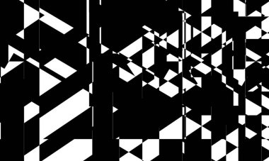 Operasyon sanatının siyah yaratıcı modeli çarpıtılmış ve özgün