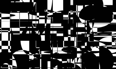 siyah soyut desenler modern tasarım