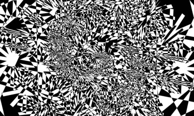 tasarım optik illüzyon için stil monokrom duvar kağıdı