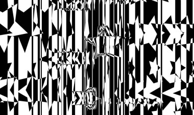 Beyaz arka planda cadılar bayramı için mistik desenler modern operasyon sanatında