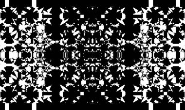 Operasyon sanatında siyah desen Görkemli optik illüzyon