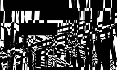 Düz olmayan yüzeye sahip dinamik şablon büyüleyici optik illüzyon