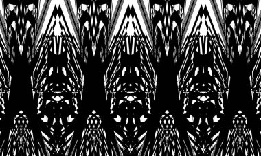 op-art tarzında tasarım için siyah ve beyaz duvar kağıdı