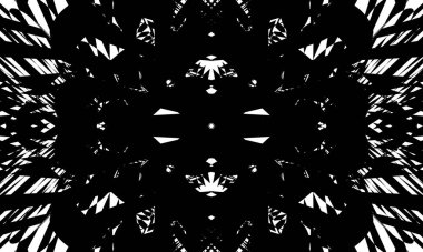 Mistik siyah desenler tek renkli duvar kağıdını büyülüyor.