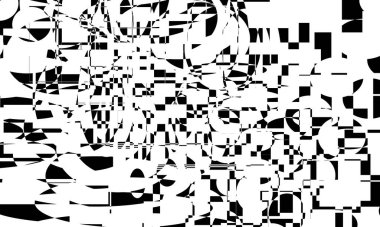 Tasarım için şık siyah beyaz duvar kağıdı