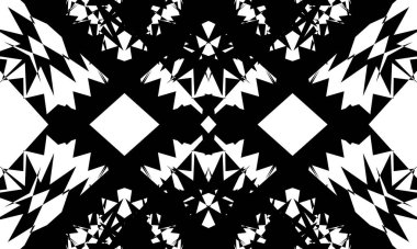 Tasarım için beyaz zemin üzerinde siyah sanat desenleri yaratıcı duvar kağıtları