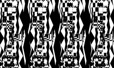 Orijinal siyah desenler, sanat eseri uzaylı ve büyüleyici.