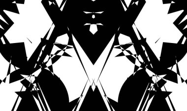 Dalgalı desenli siyah desen optik bir illüzyon yaratıyor yaratıcı tasarımlar