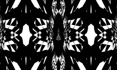 Operasyon sanatının beyaz arka plandaki gizemli optik illüzyonundaki mistik desenler