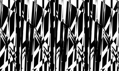 Beyaz arka planda operasyon sanatında uzaylı ve gizemli siyah desenler