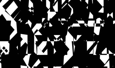 Soyut siyah desenler. Operasyon sanatında güzel ve gizemli.