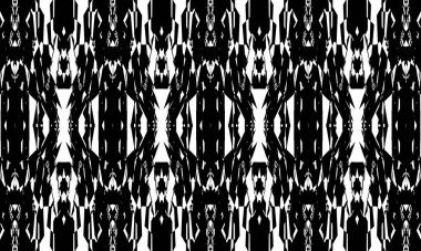 Tasarım için beyaz arkaplandaki orijinal siyah kalıp mistik duvar kağıdı